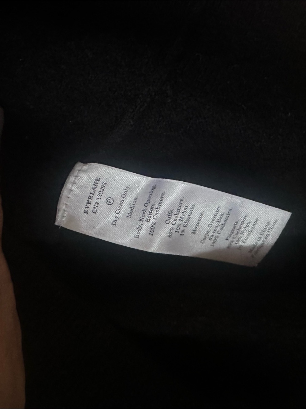 Everlane Black Mock Neck Sweater - Picture 3 of 5